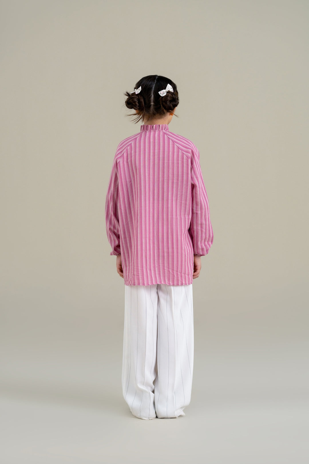 Pink Stipped Blouse