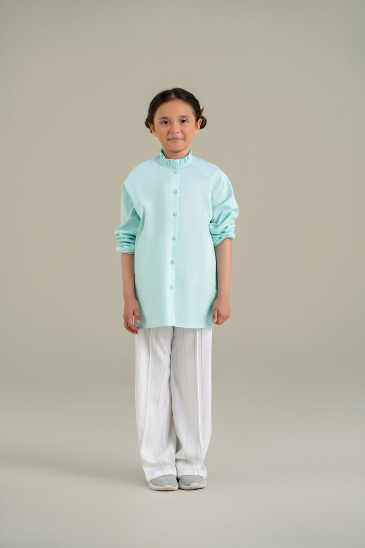 Ice Blue Blouse