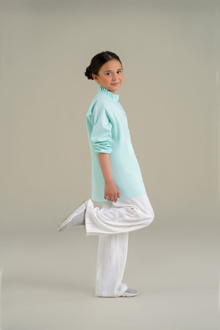 Ice Blue Blouse