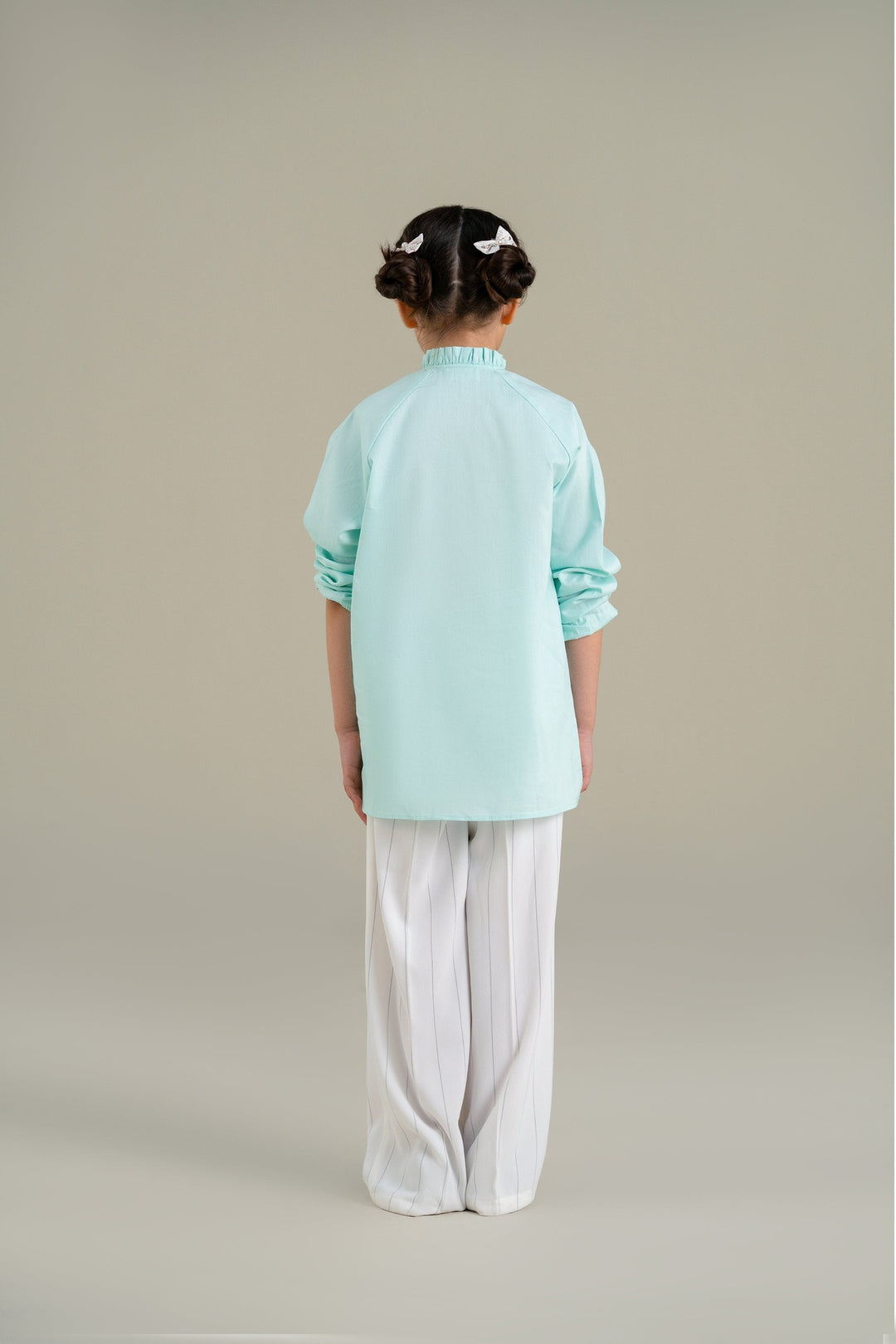 Ice Blue Blouse