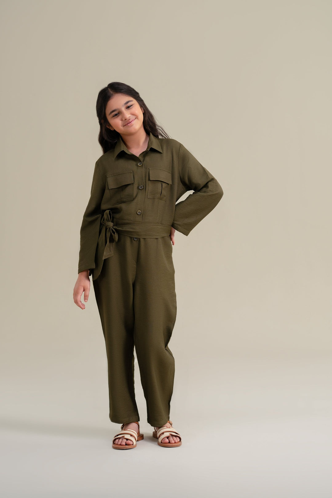 Olive Jump Suit