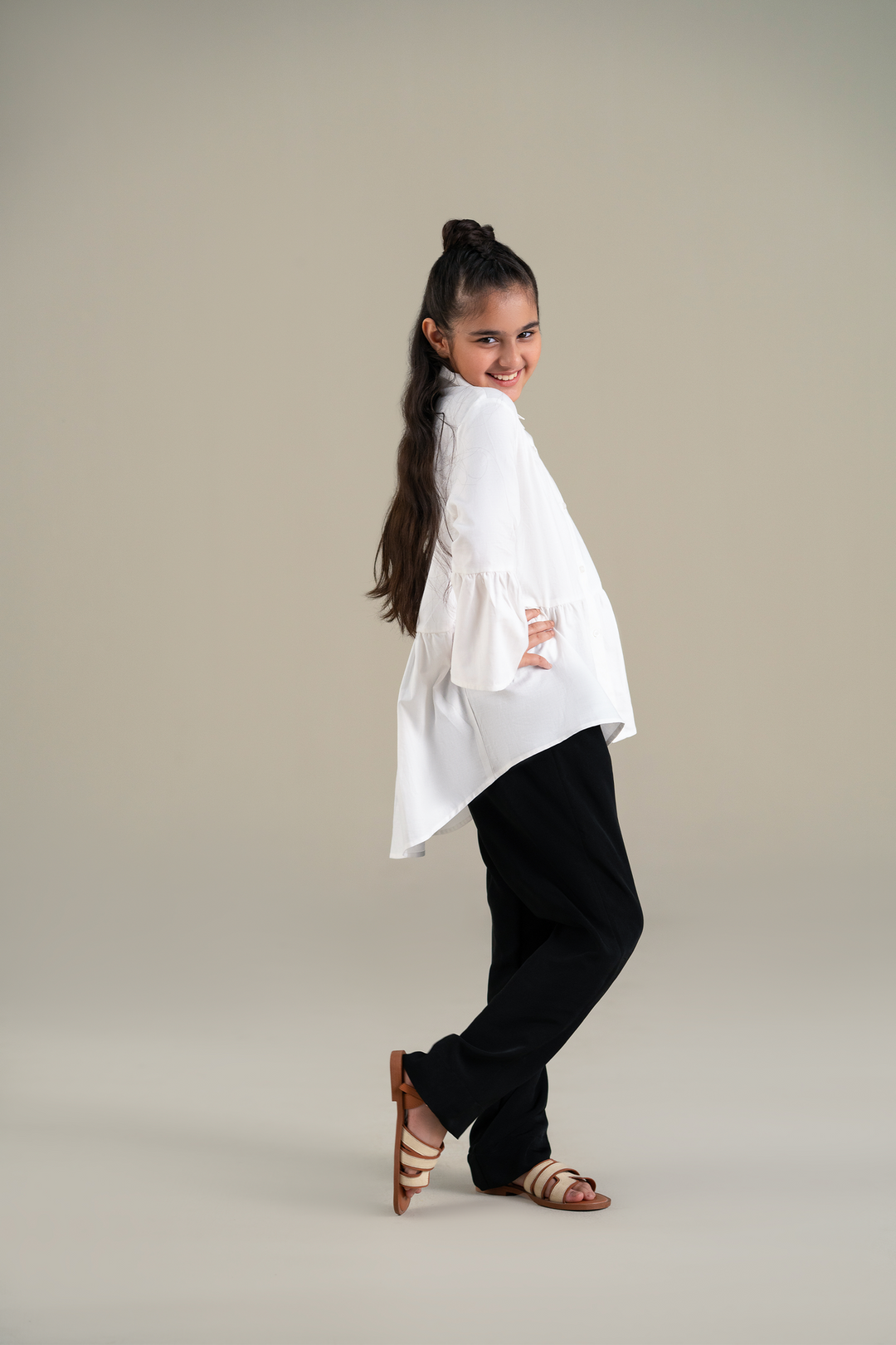 Black Straight Fit Trouser