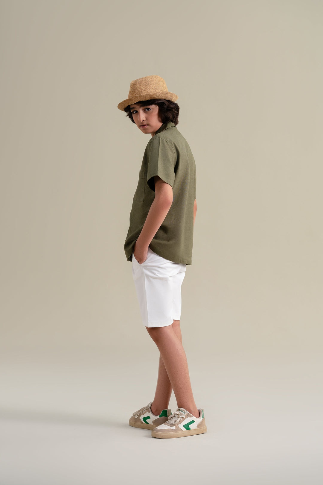 White Bermuda Shorts