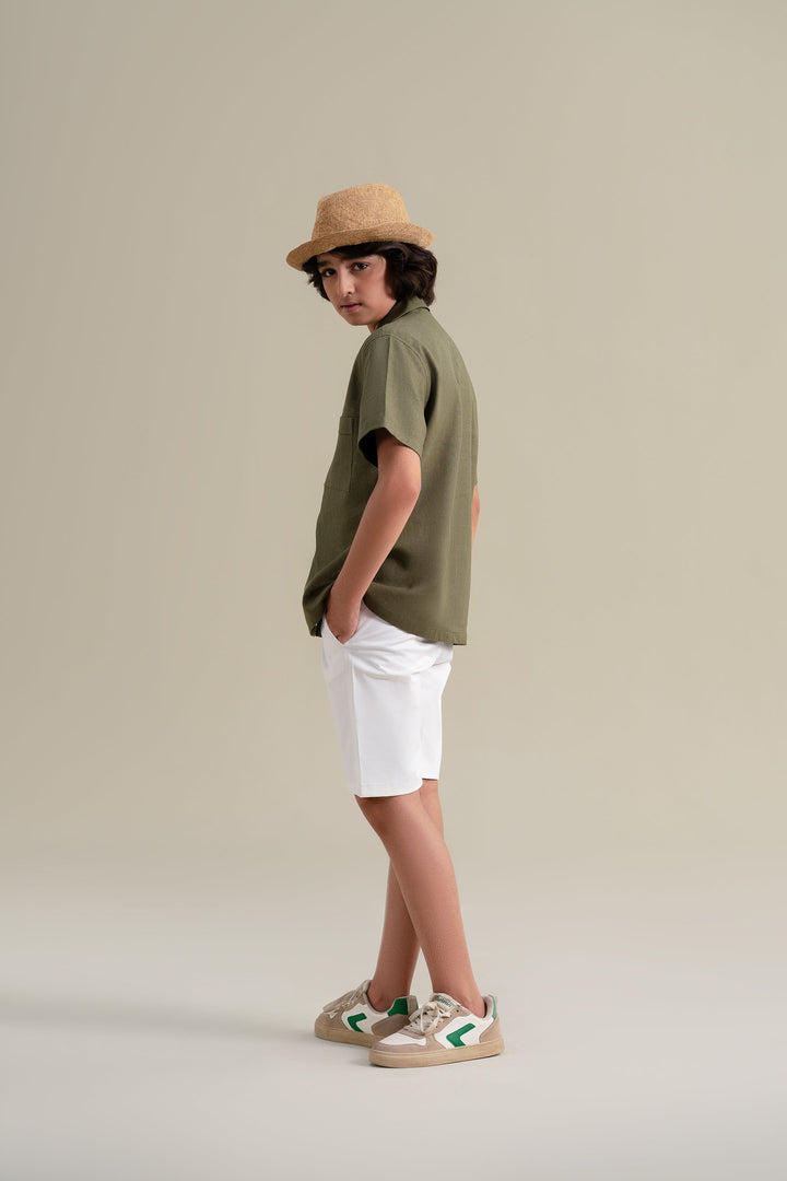 White Bermuda Shorts