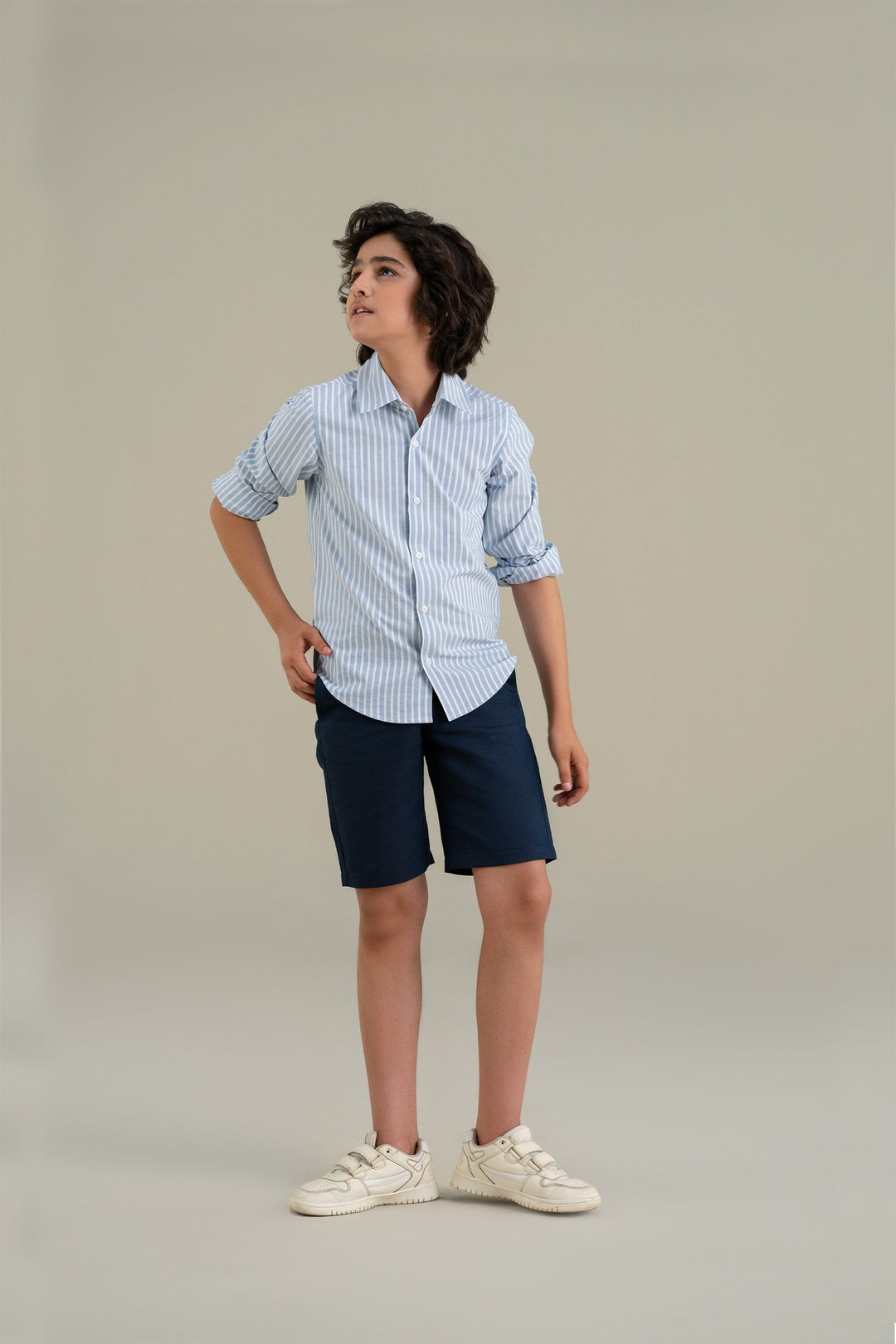 Navy Blue Bermuda Shorts