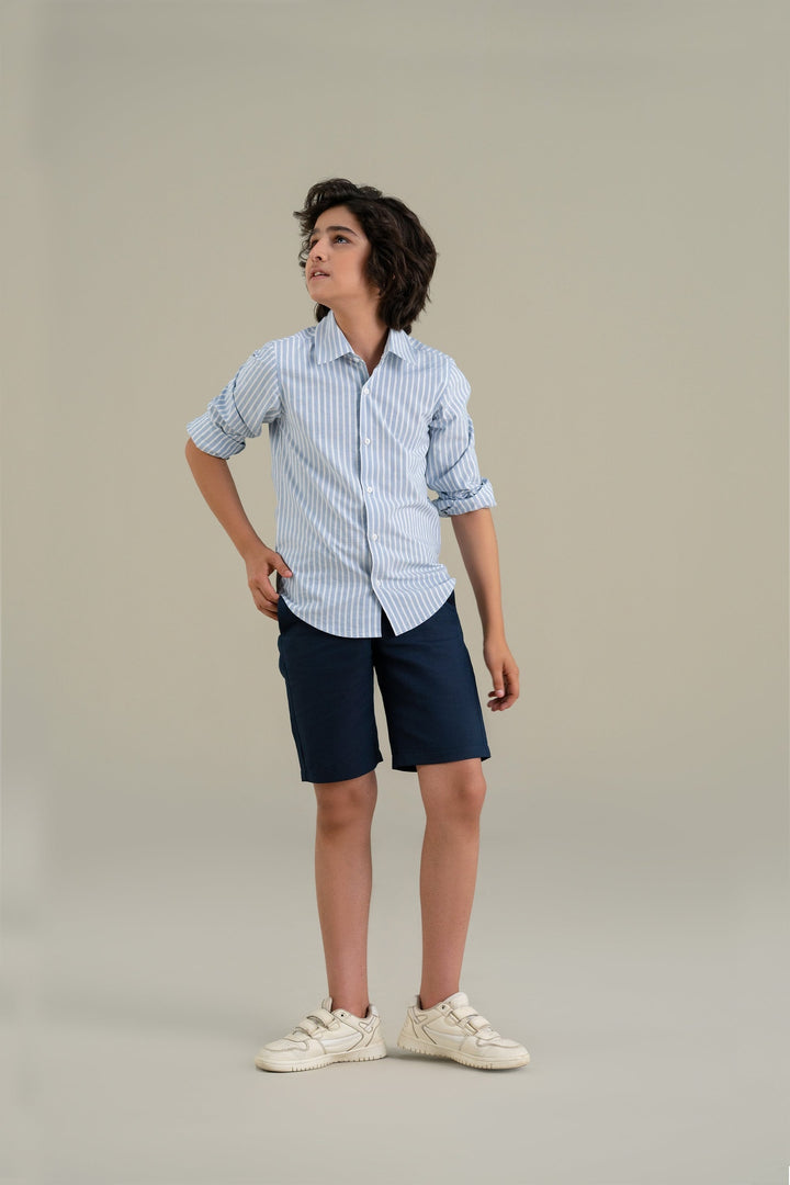 Navy Blue Bermuda Shorts