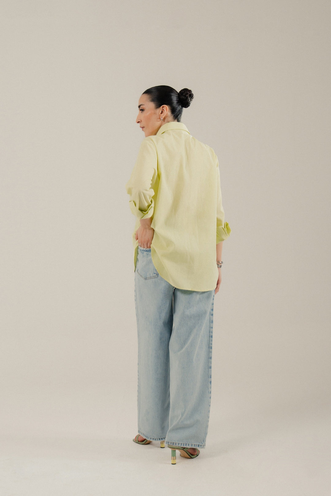 Butter Yellow Linen Shirt