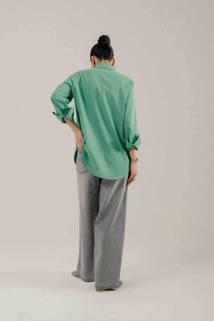 Jade Linen Shirt