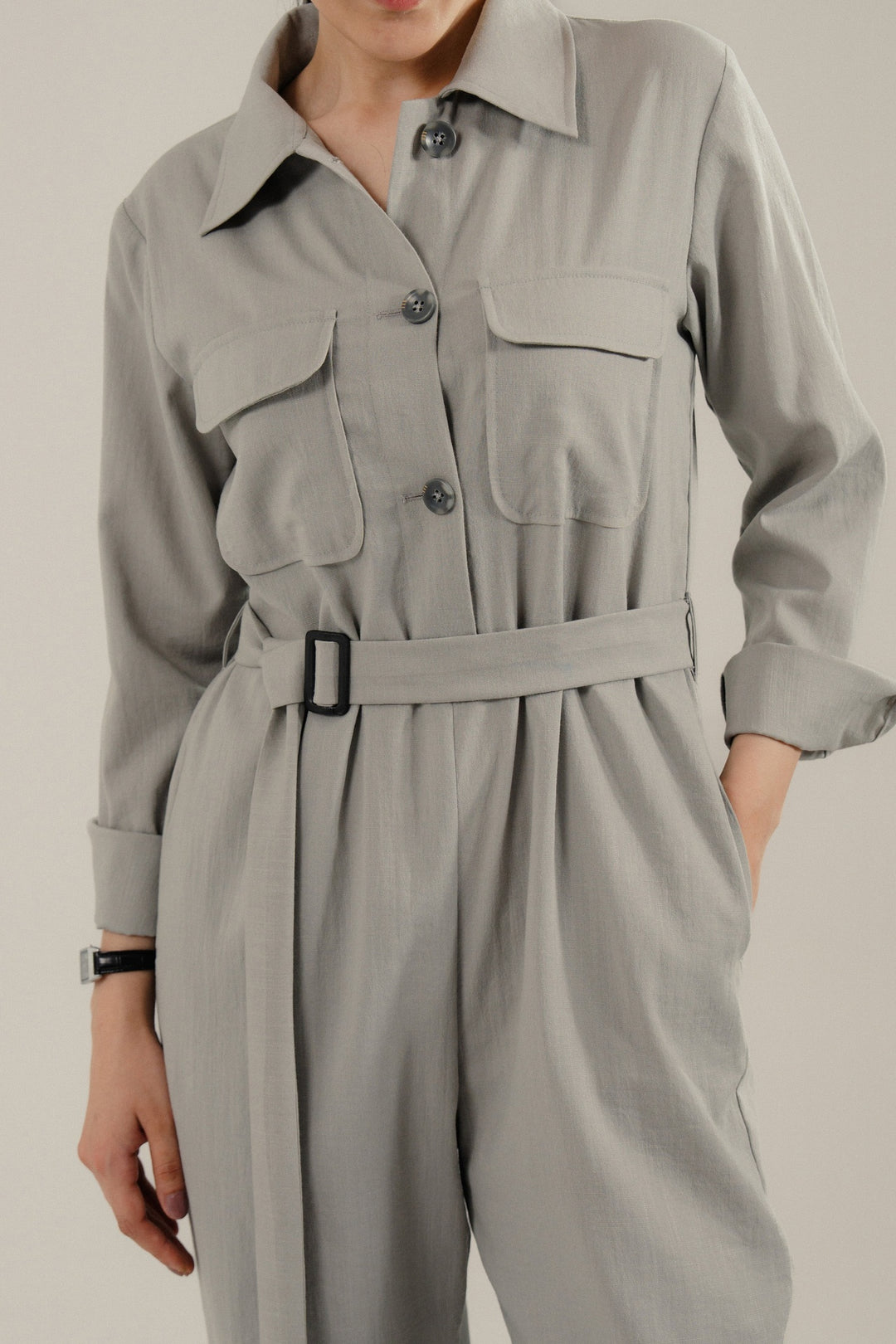 Light Grey Jumpsuit