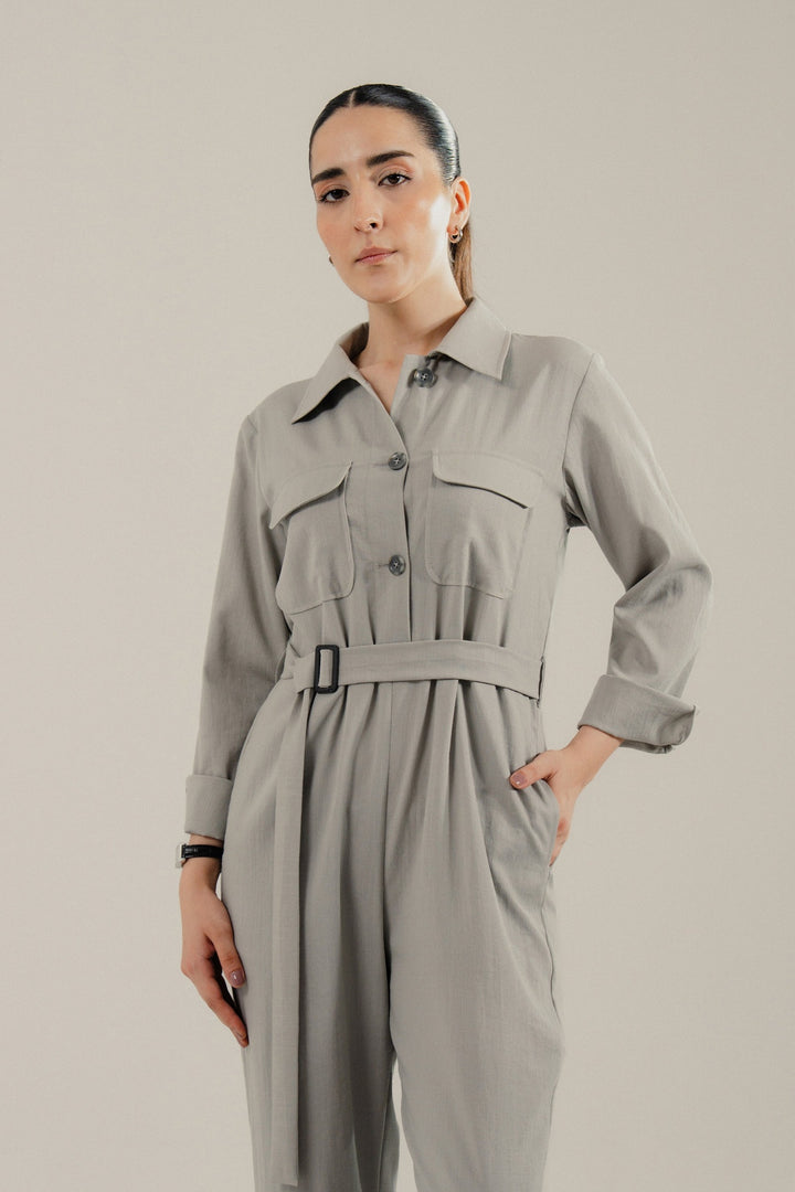 Light Grey Jumpsuit