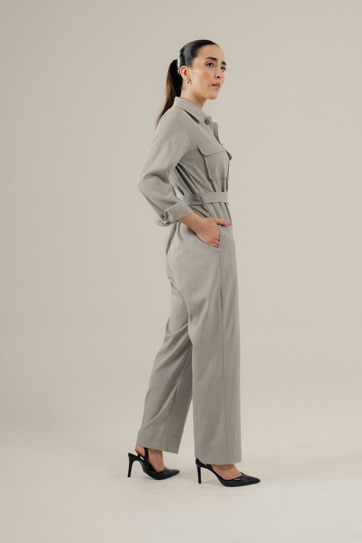 Light Grey Jumpsuit