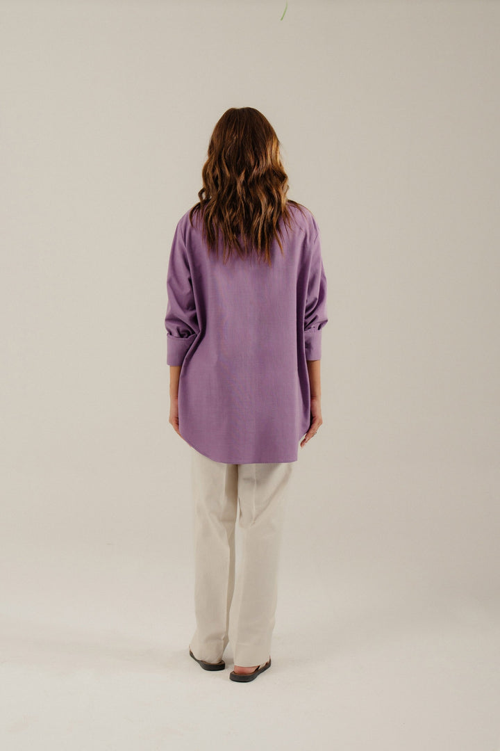 Lilac Linen Shirt
