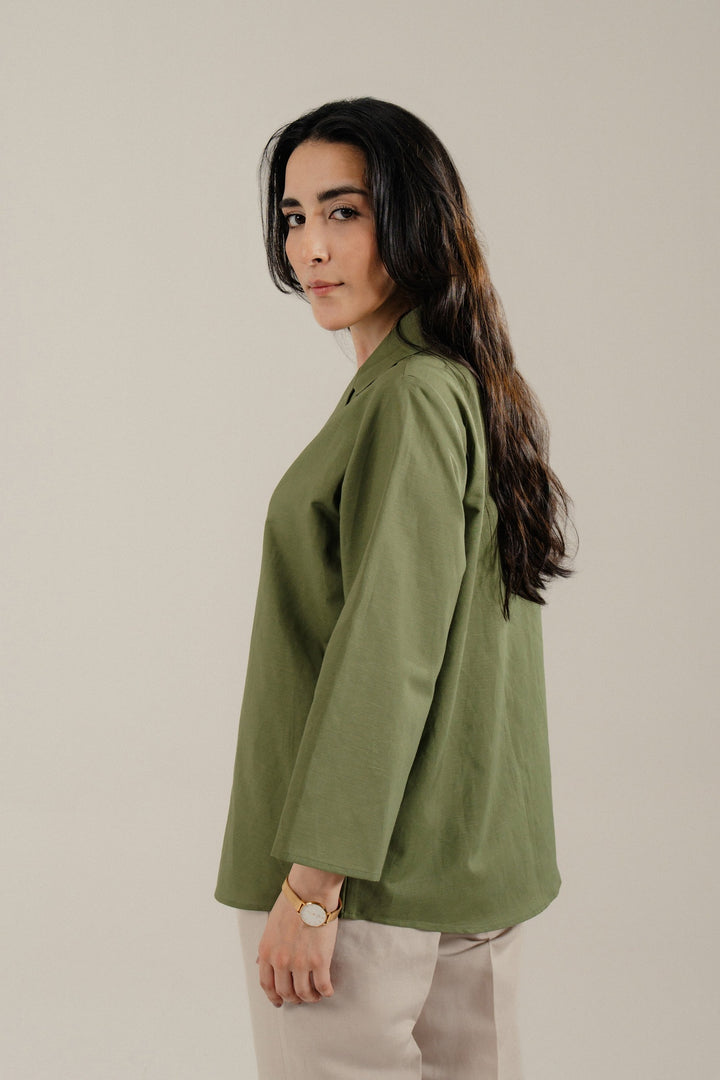 Olive Resort Shirt