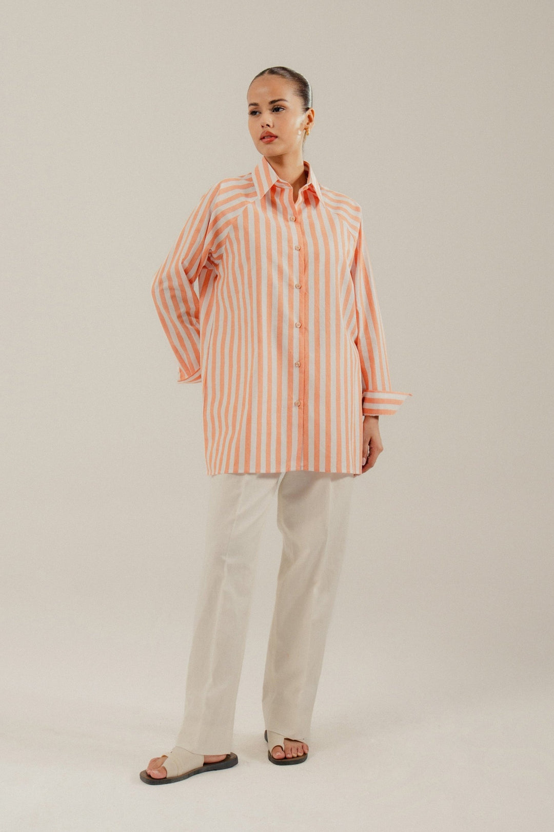 Orange Strip Shirt