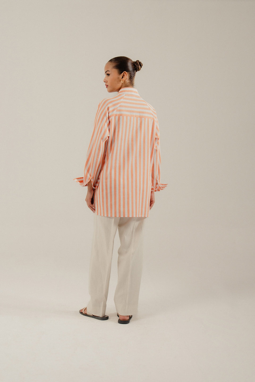 Orange Strip Shirt