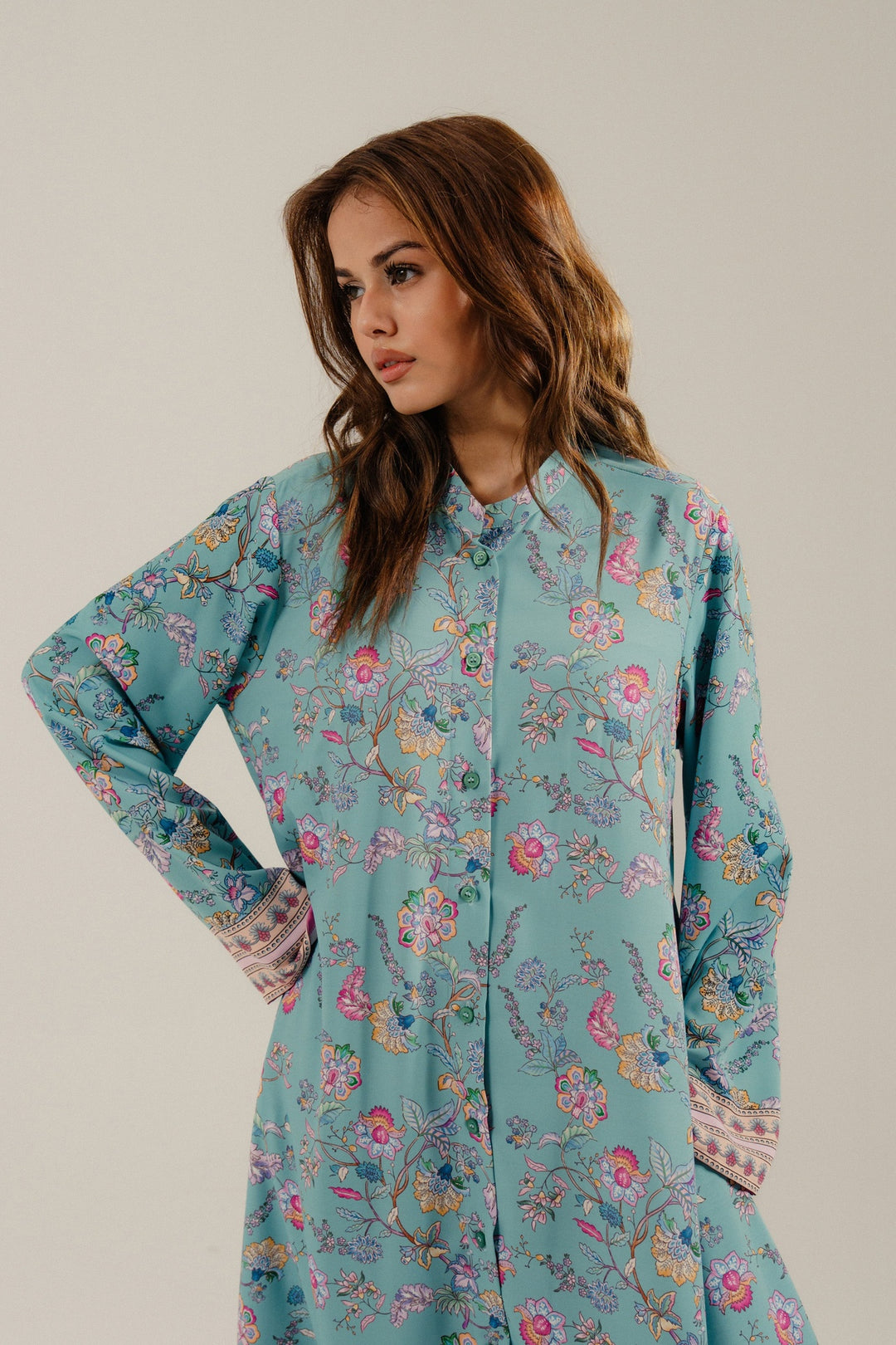 Turquoise Long Dress