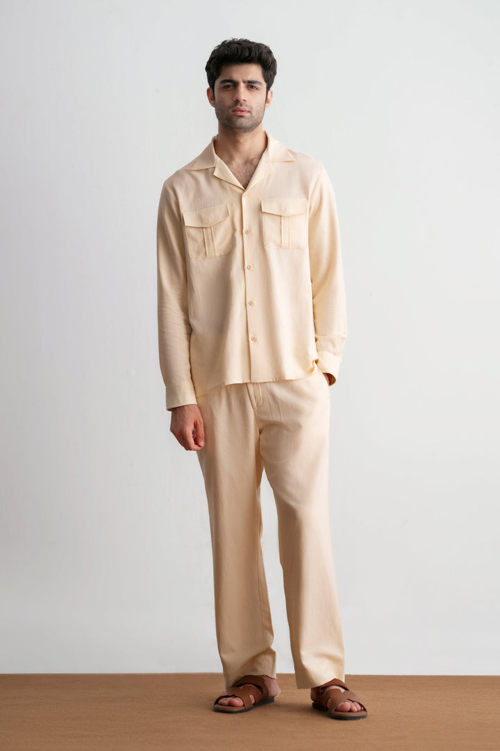 Beige Linen Co-Ord