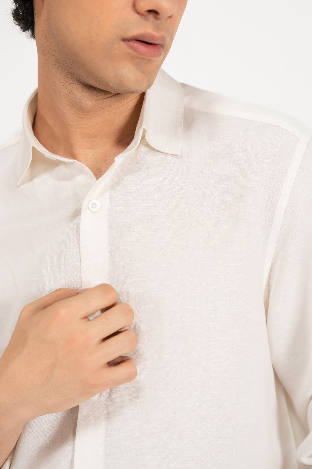 White Linen Shirt