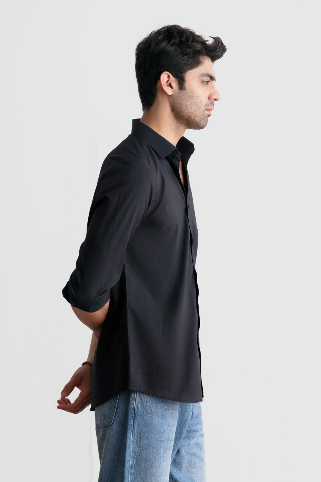 Black Cotton Shirt