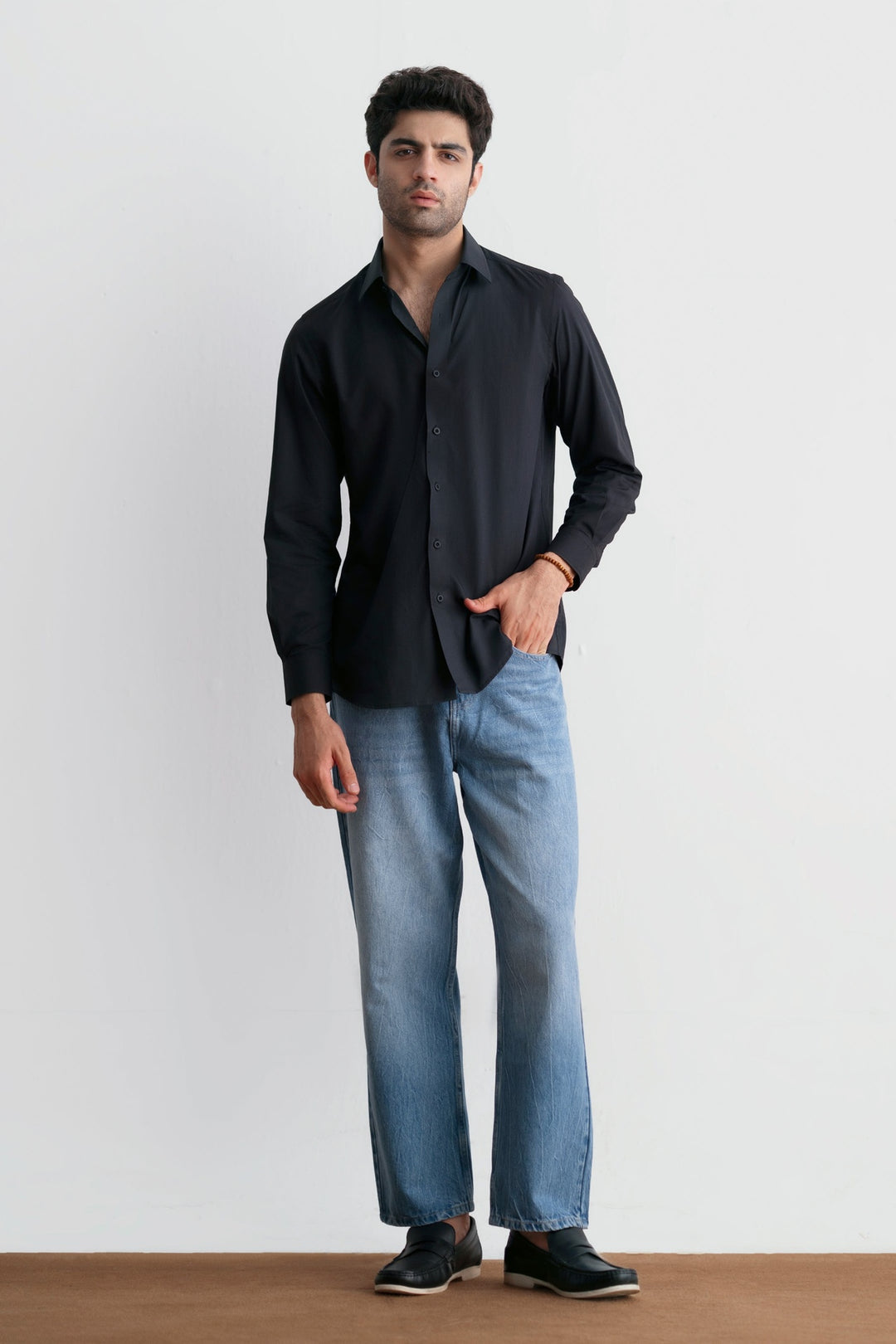 Black Cotton Shirt