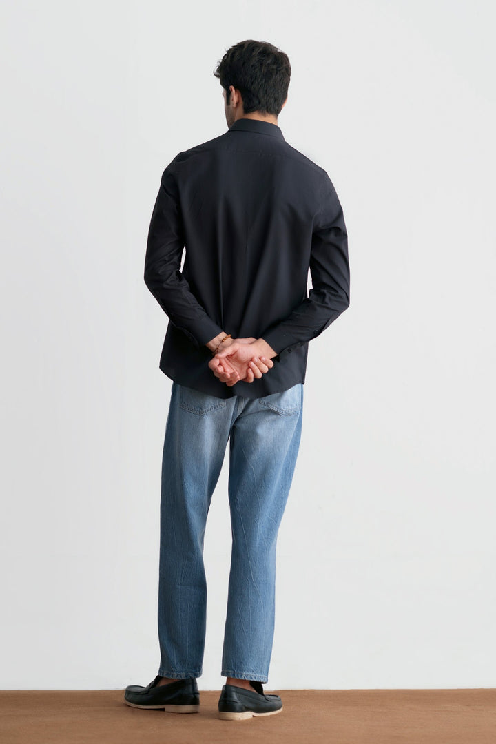 Black Cotton Shirt