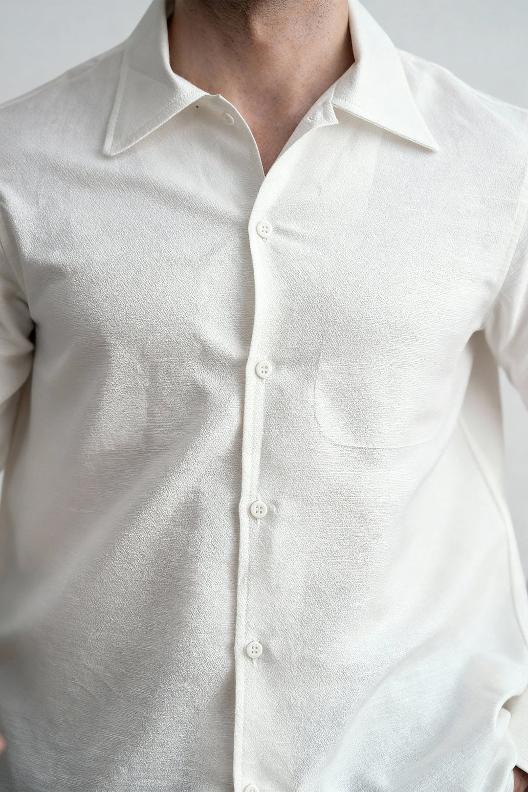 Offwhite Cotton Shirt