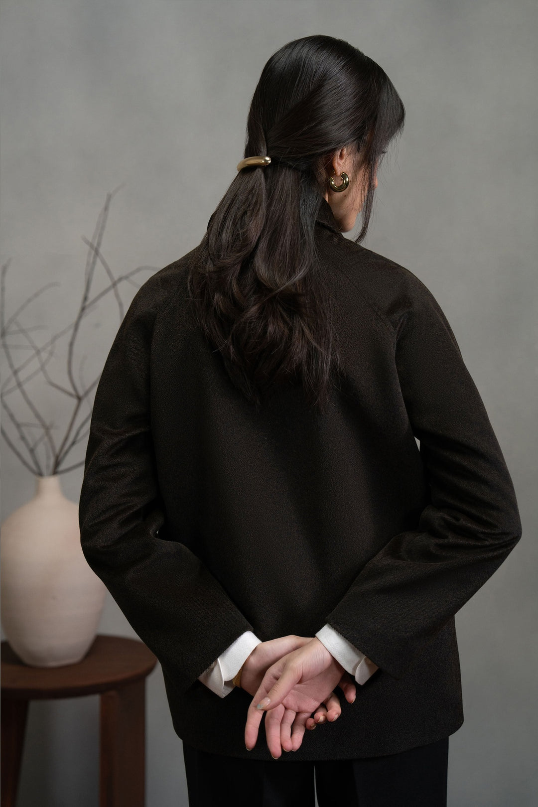 Dark Brown Wool Jacket