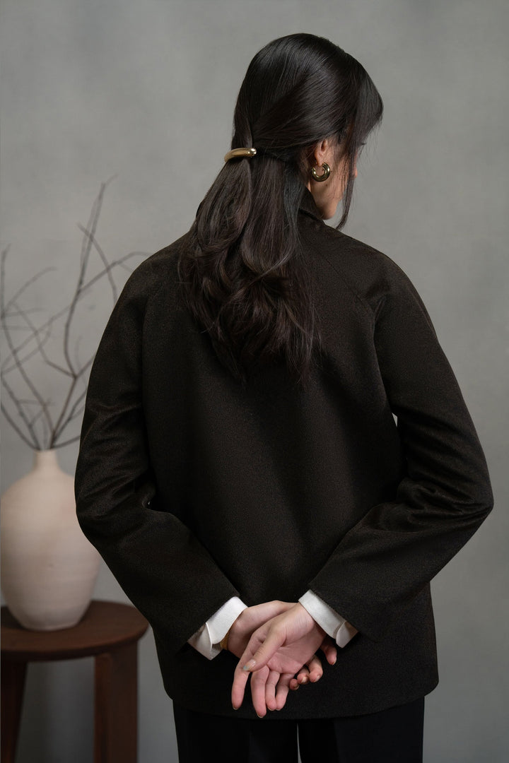 Dark Brown Wool Jacket