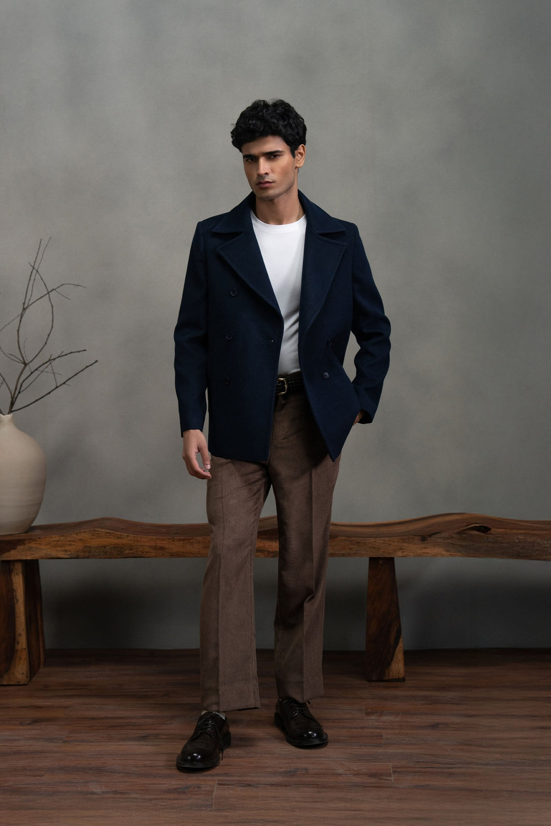Navy Blue Peacoat