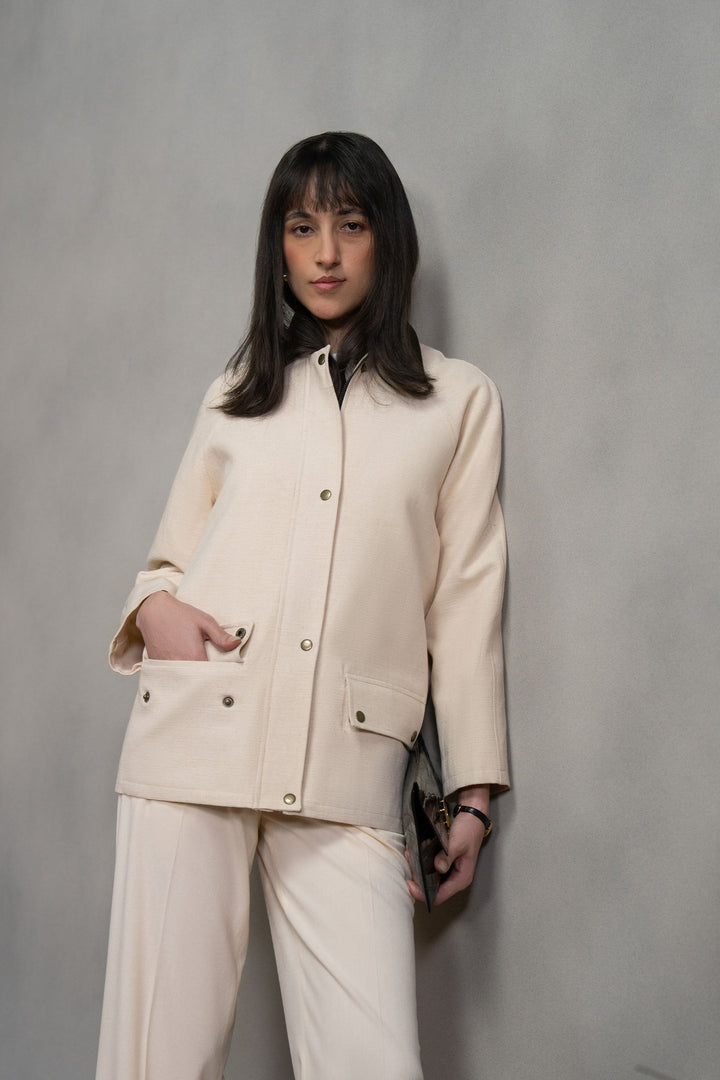 Off White Texture Jacket