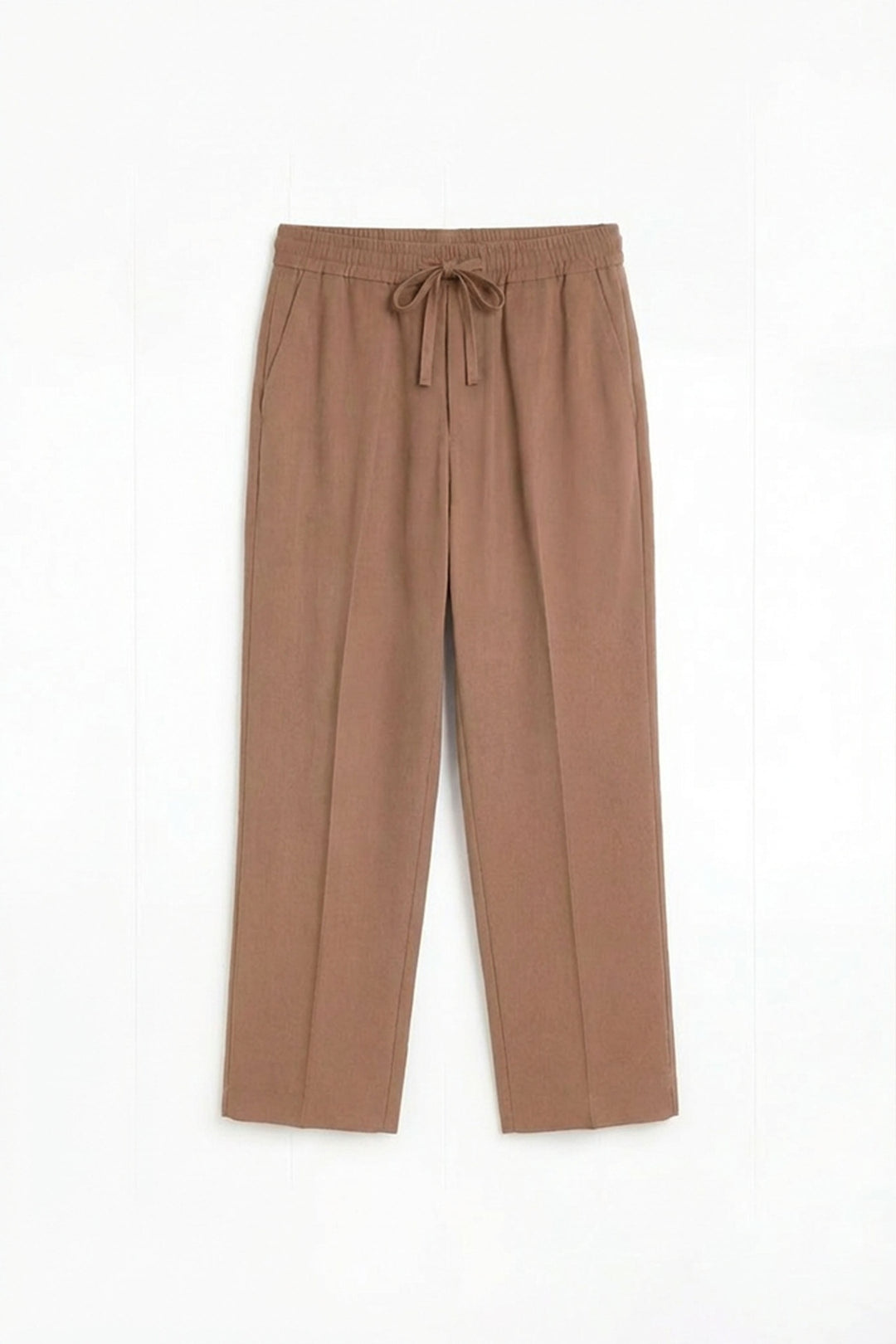 Brown Linen Co-Ord Set