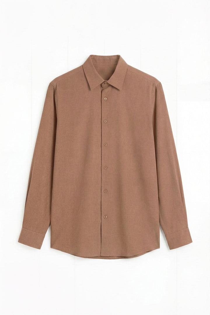 Brown Linen Co-Ord Set