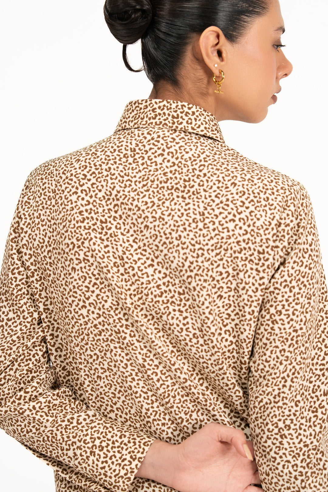Printed Satin Shirt