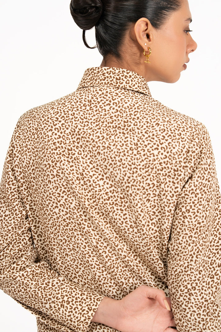 Printed Satin Shirt