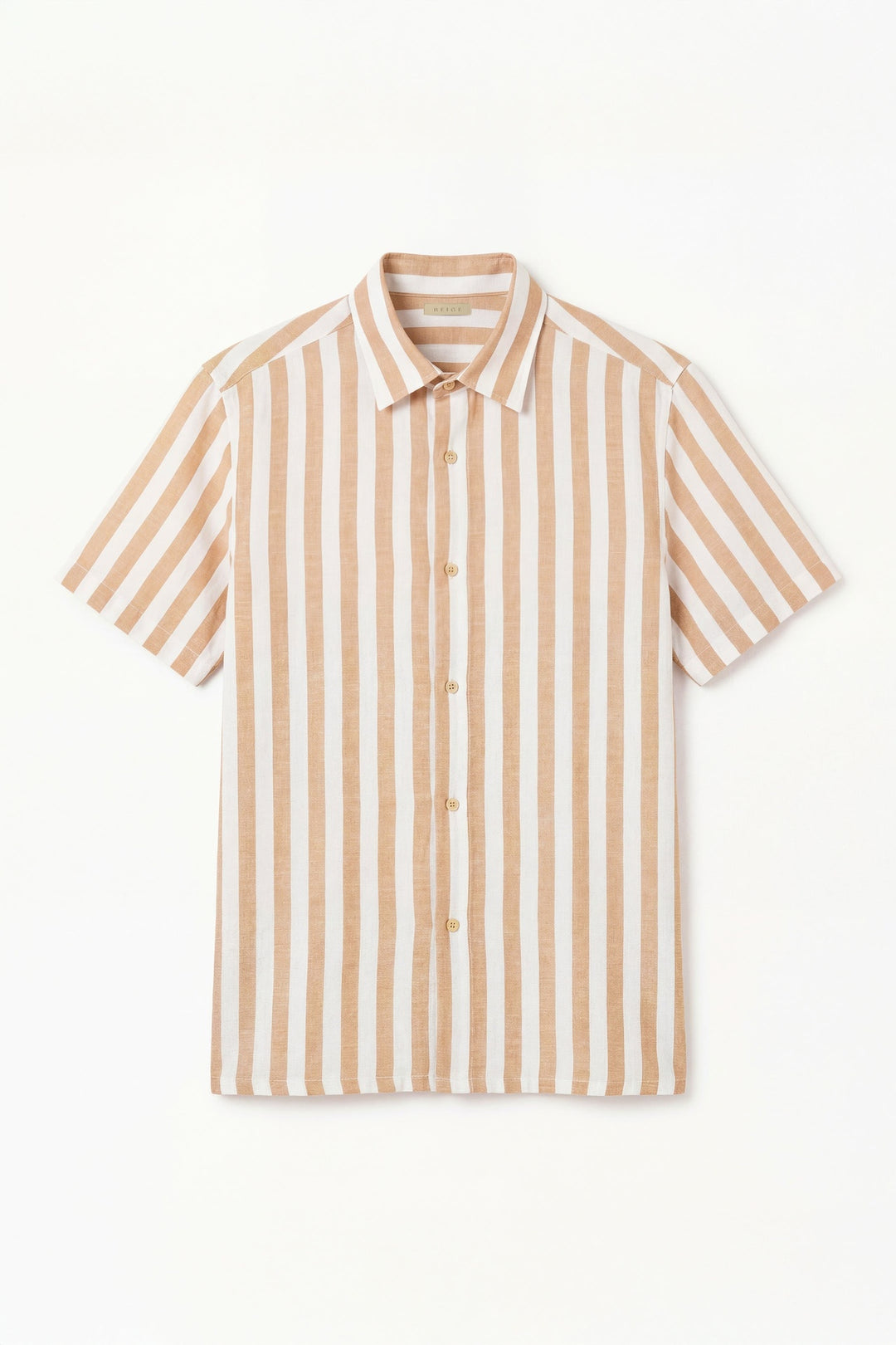 Beige Striped Shirt