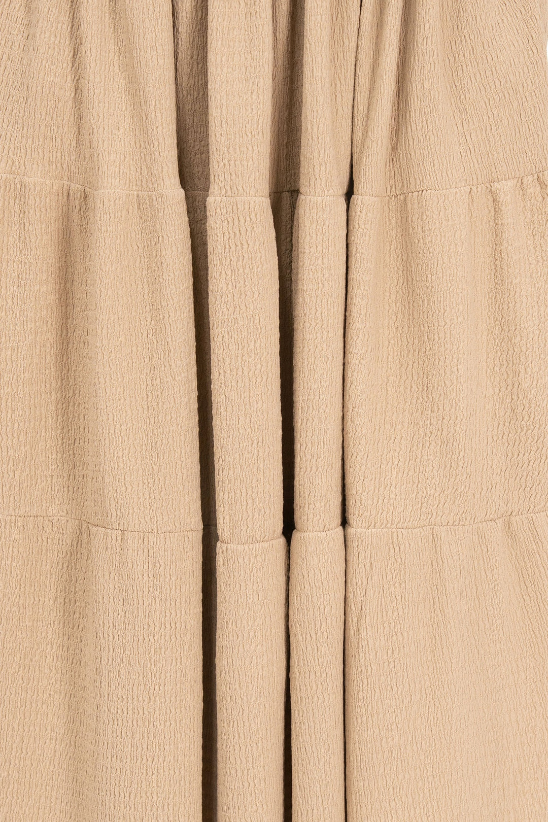 Beige Tiered Skirt