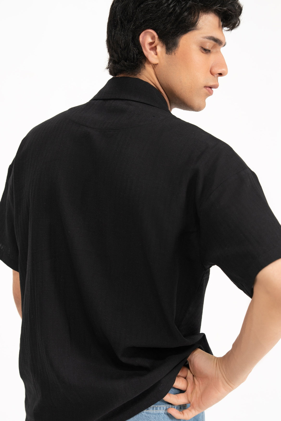 Black Kimono Shirt