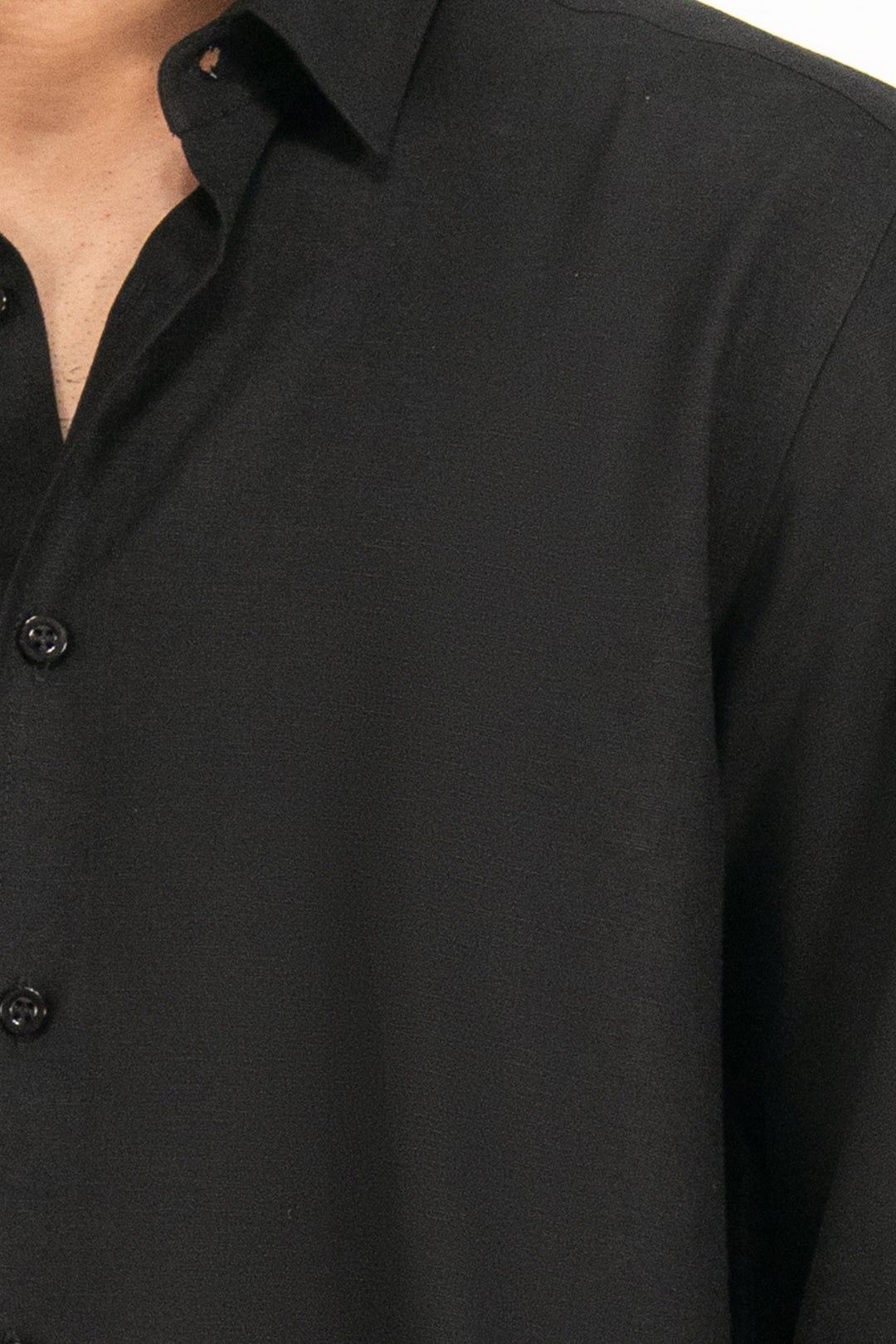 Black Linen Co-Ord Set