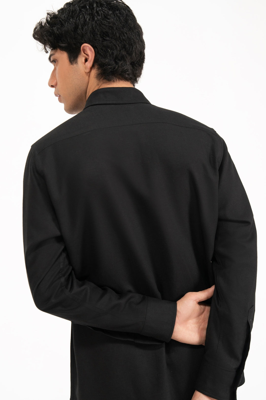 Black Linen Co-Ord Set