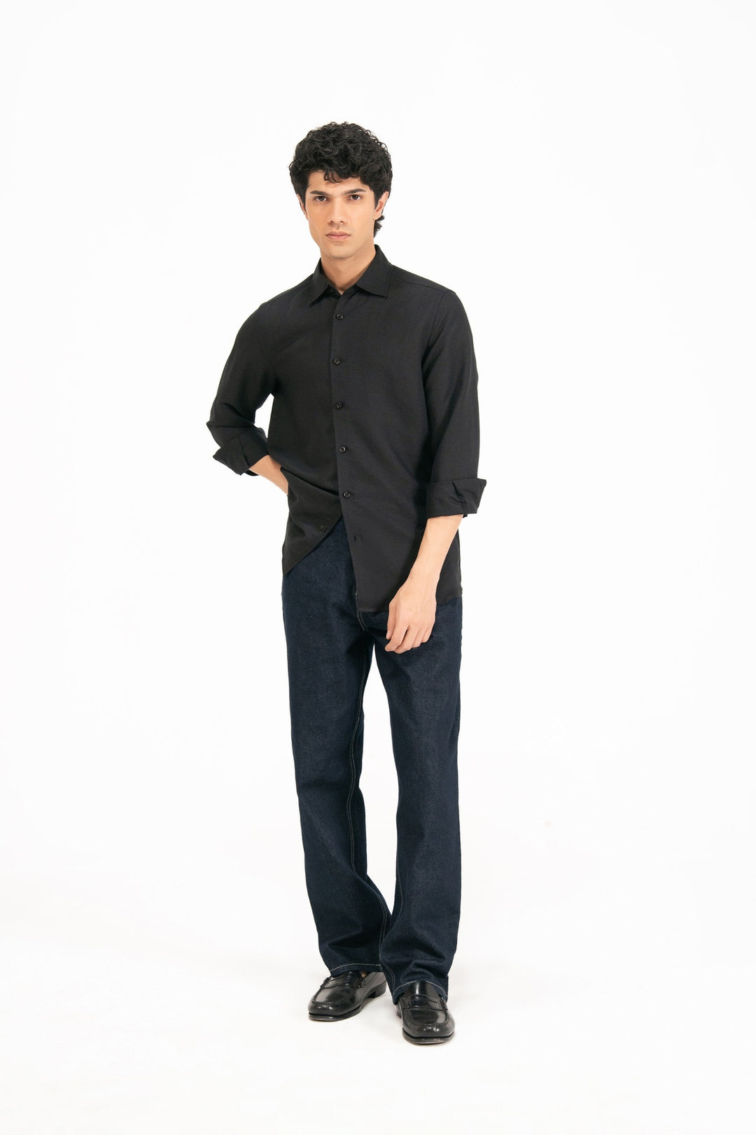 Black Linen Shirt