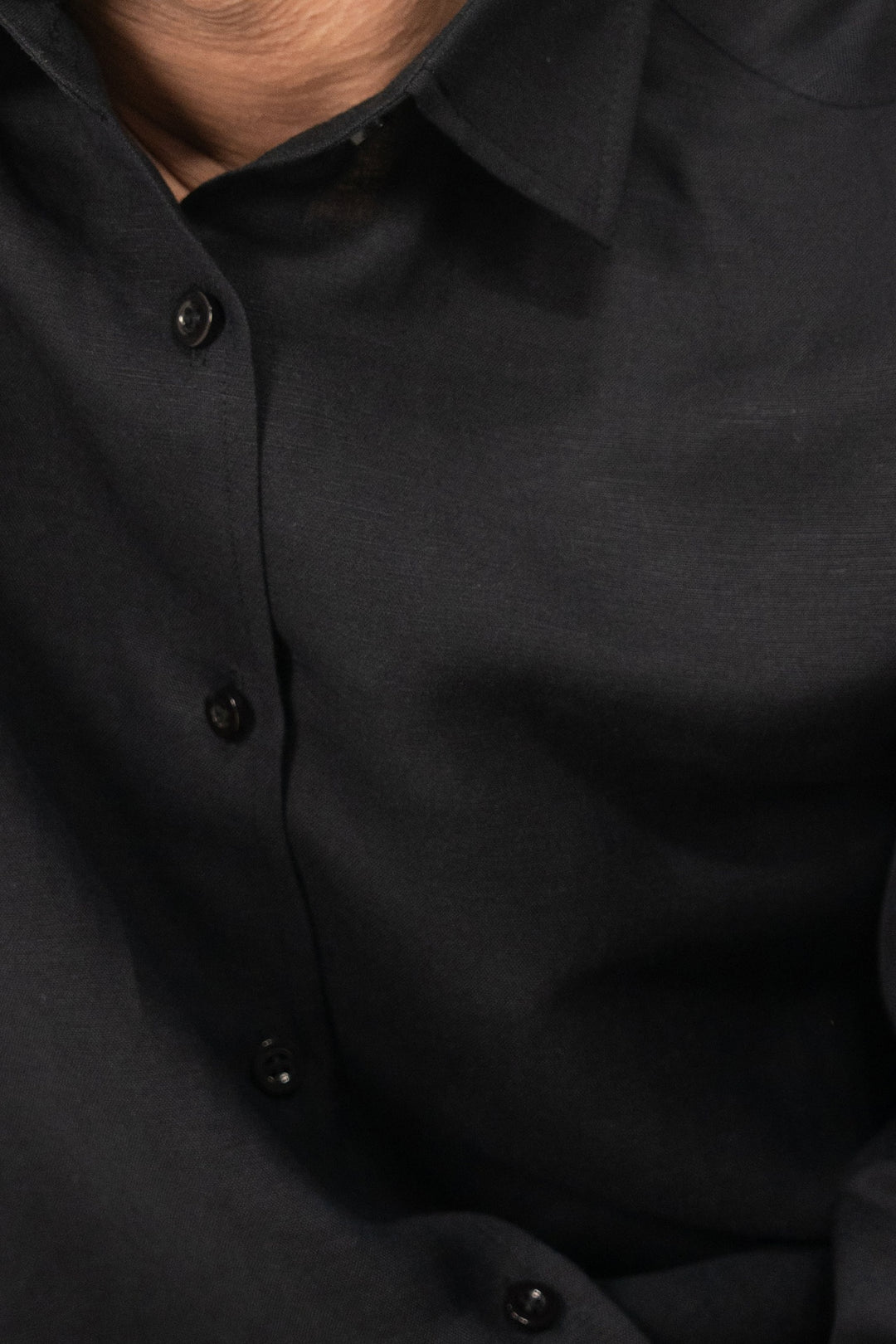 Black Linen Shirt