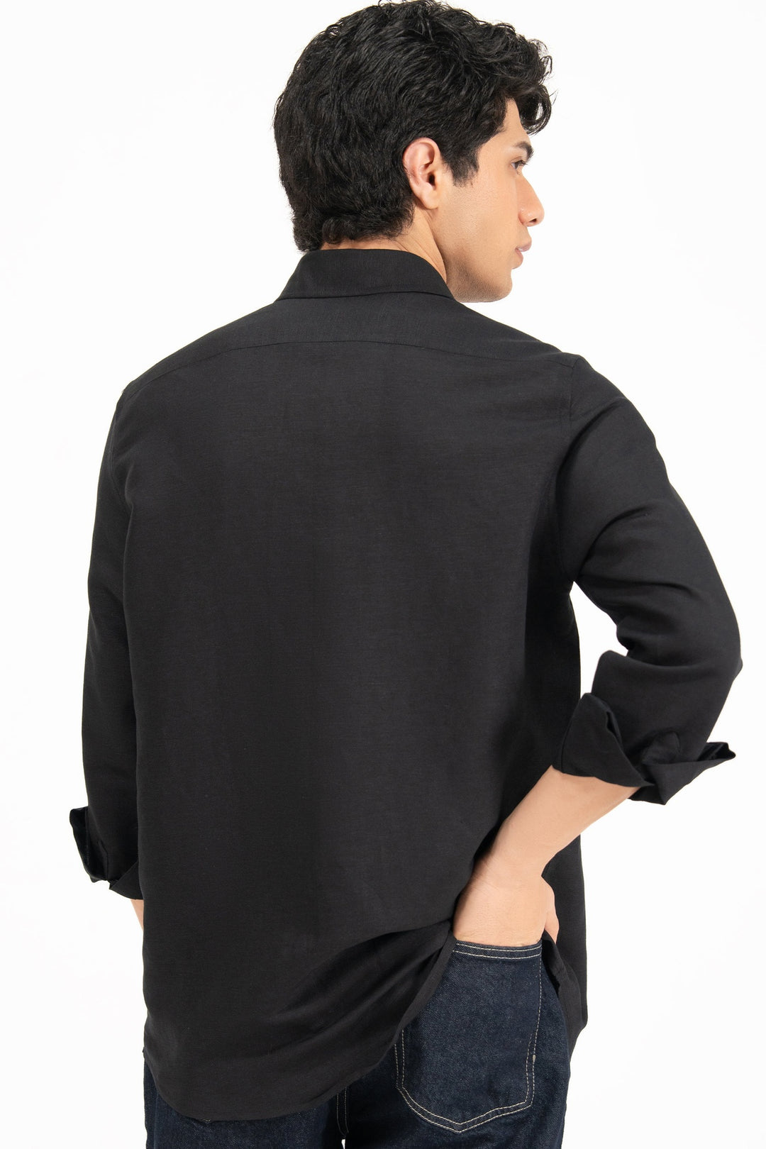 Black Linen Shirt