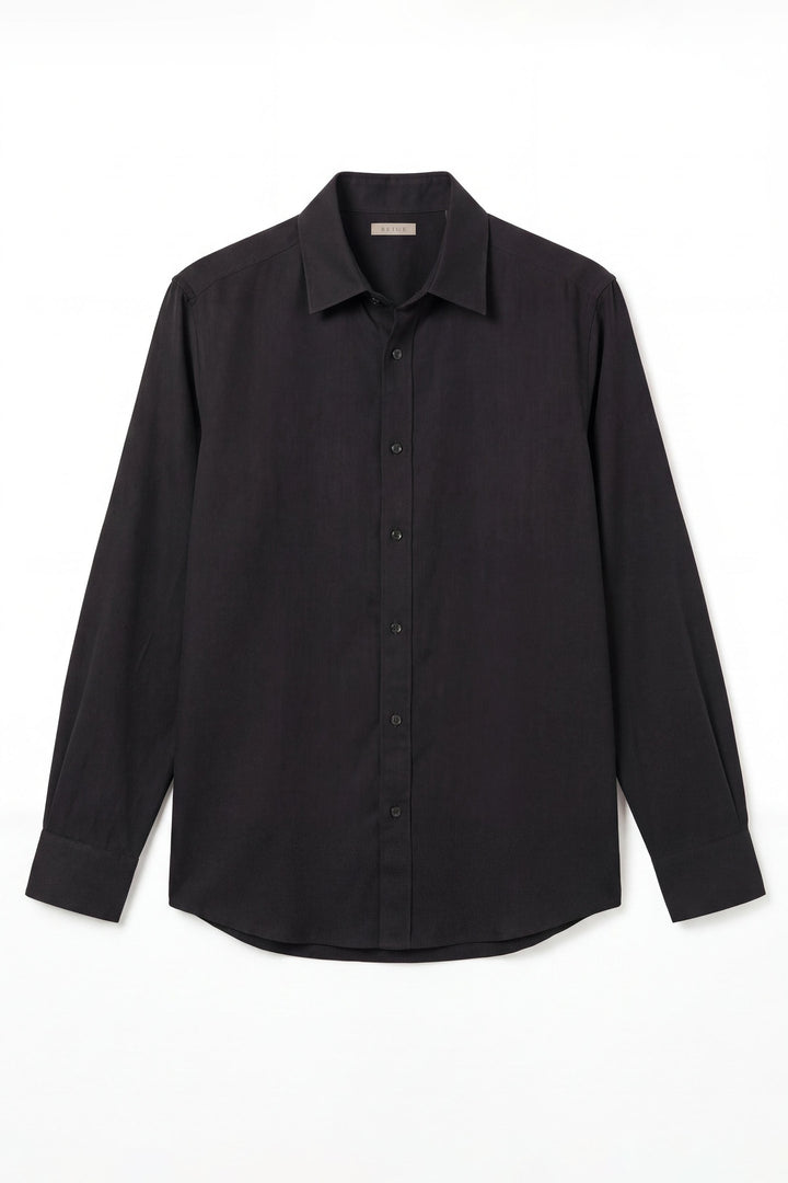 Black Linen Shirt