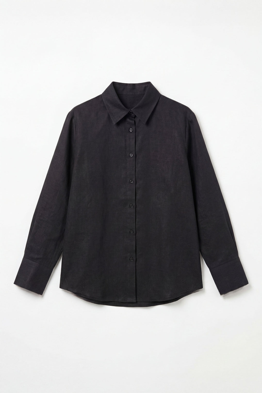 Black Linen Shirt