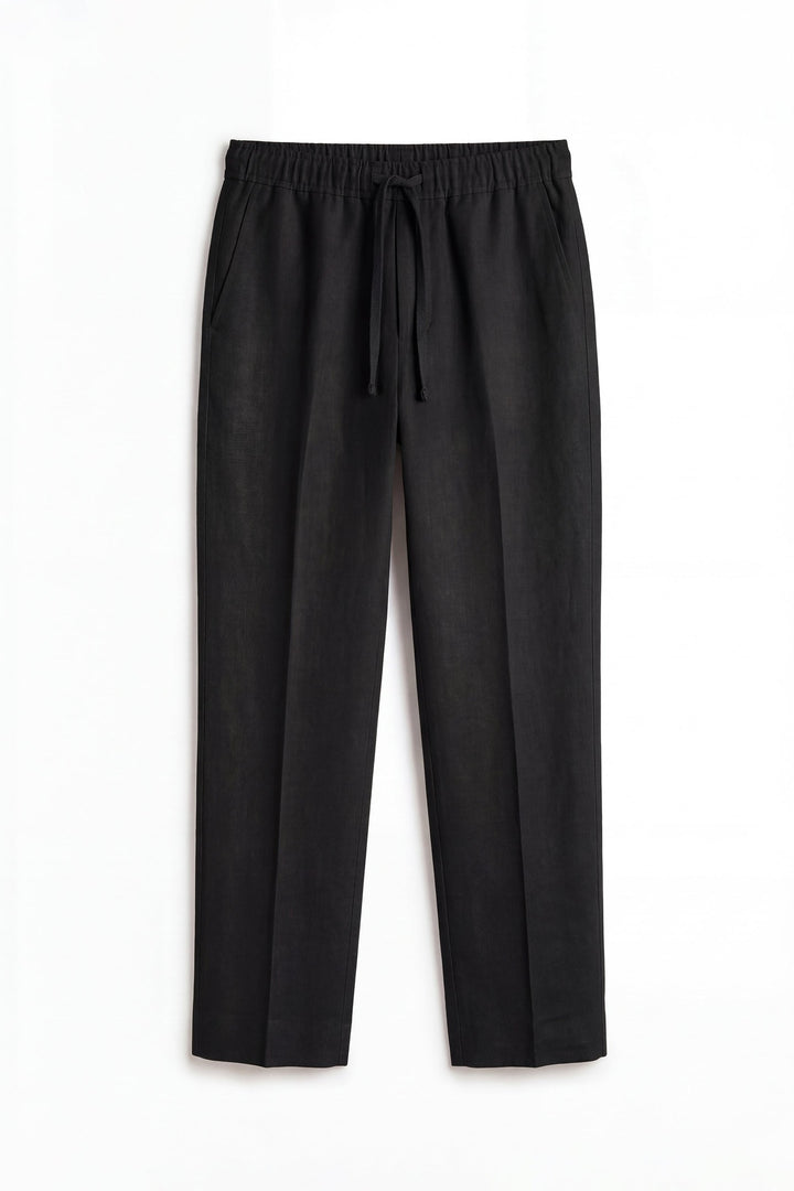 Black Linen Trouser