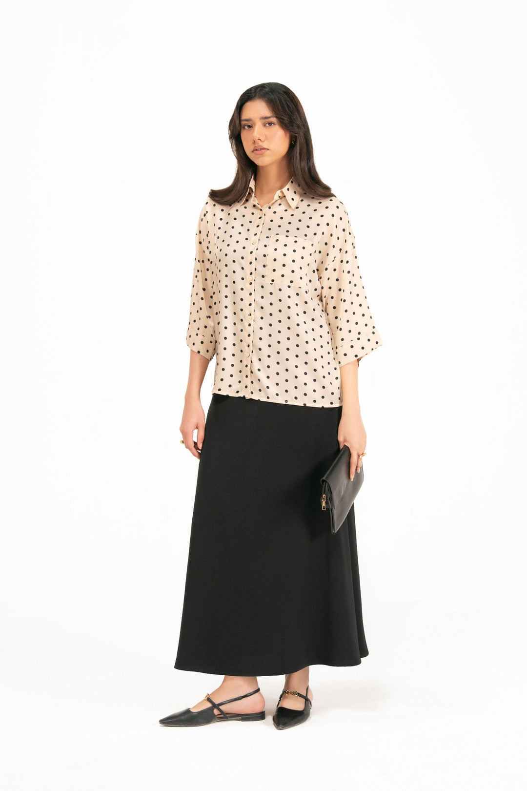 Black Silk Skirt