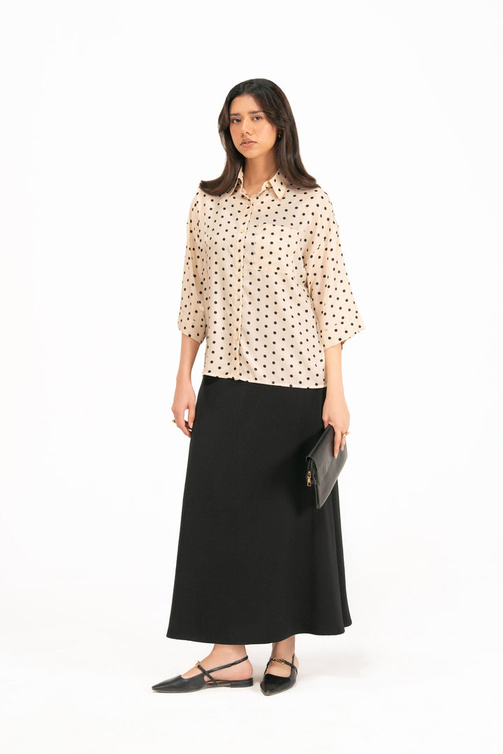 Black Silk Skirt