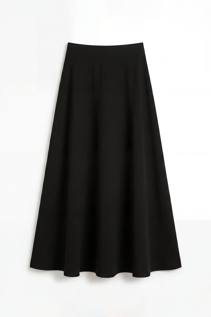 Black Silk Skirt