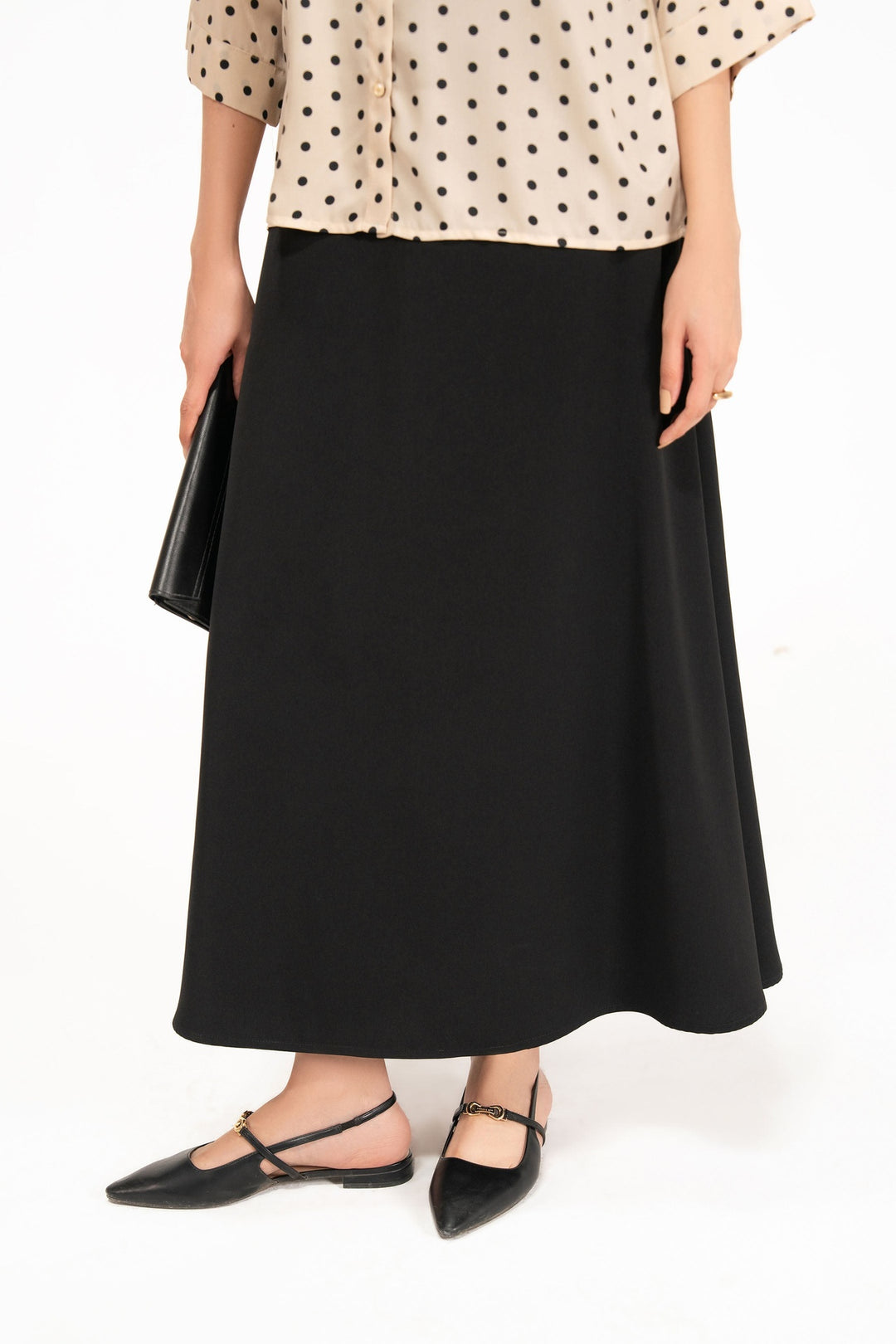 Black Silk Skirt