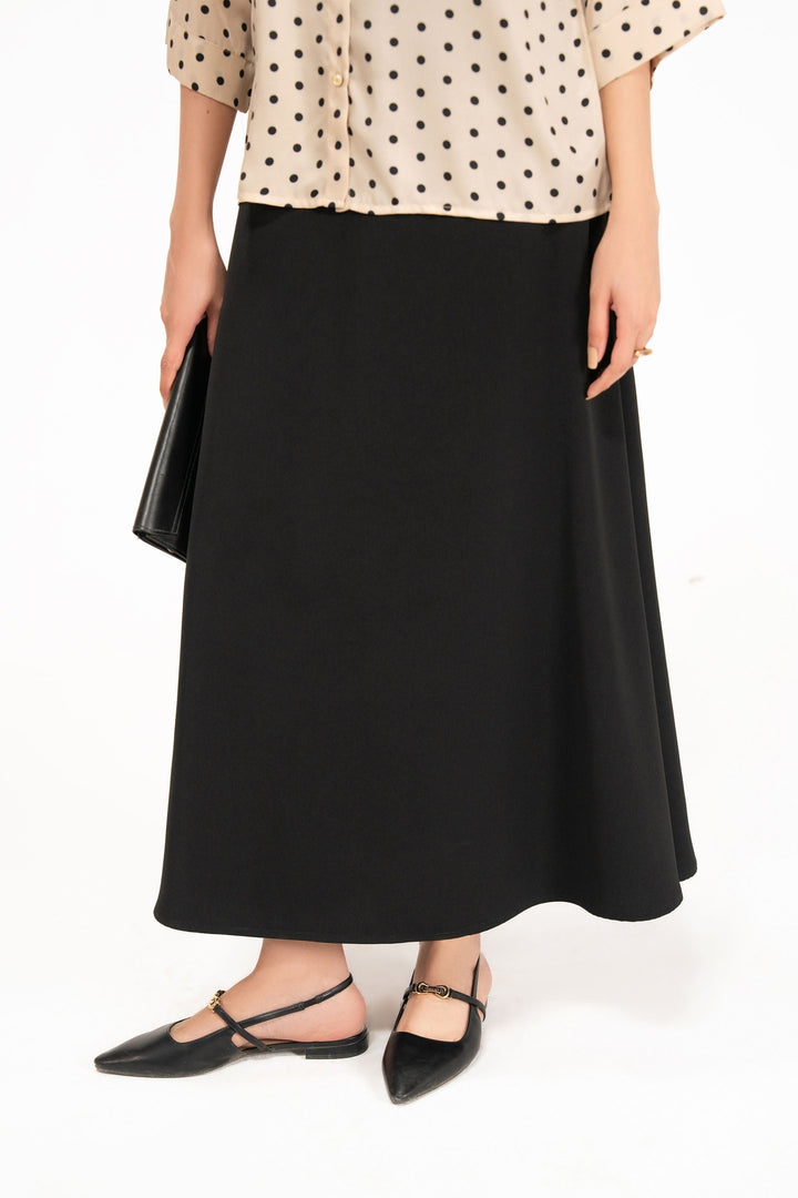 Black Silk Skirt